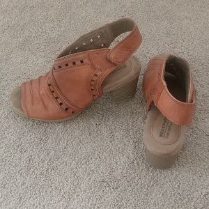 Rockport leather Peep toe boot